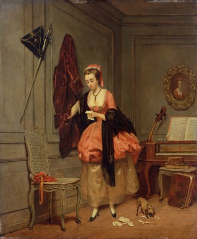 Die geliebte Herrin, 1846 von Louis Coulon